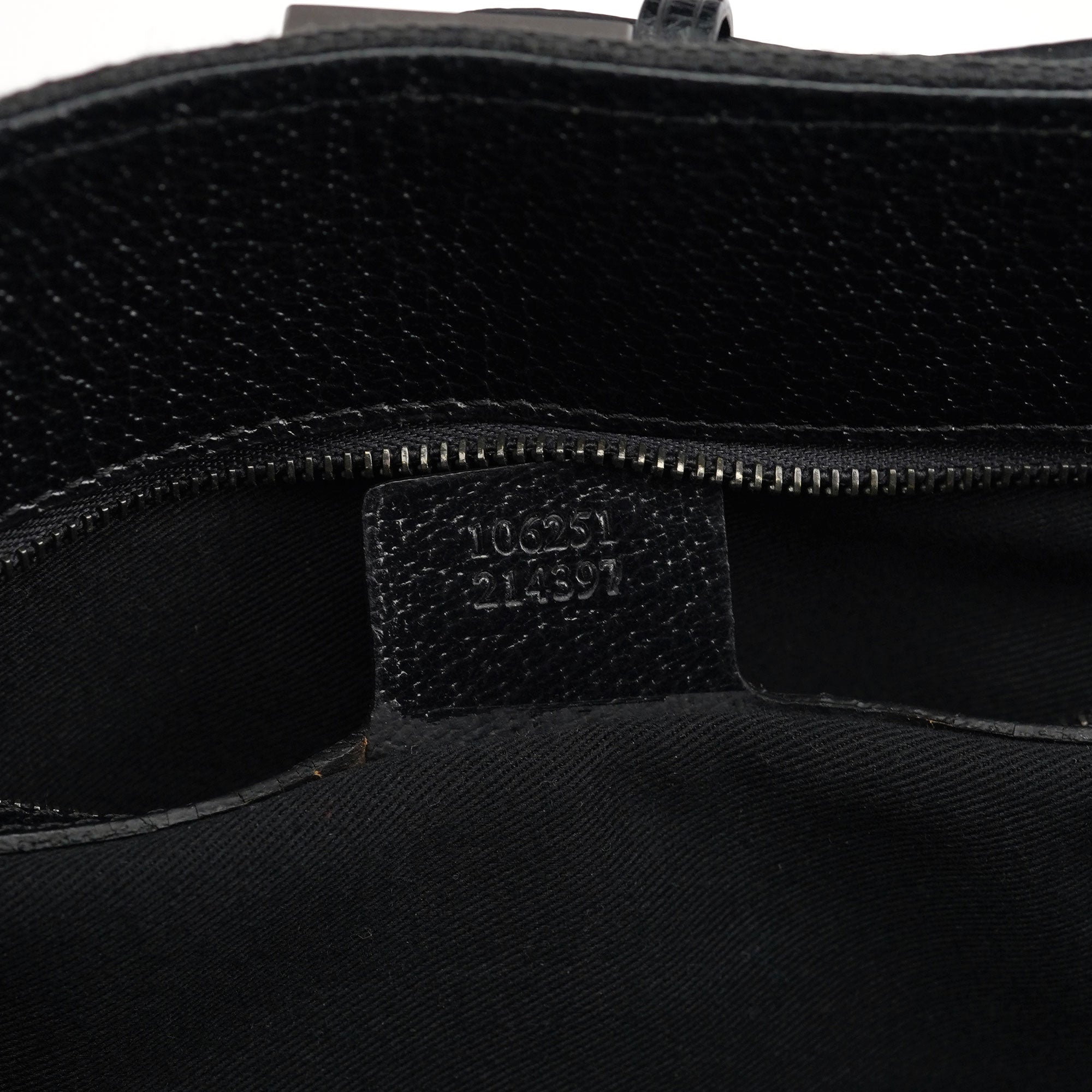 106251 Large Black GG Tote Bag
