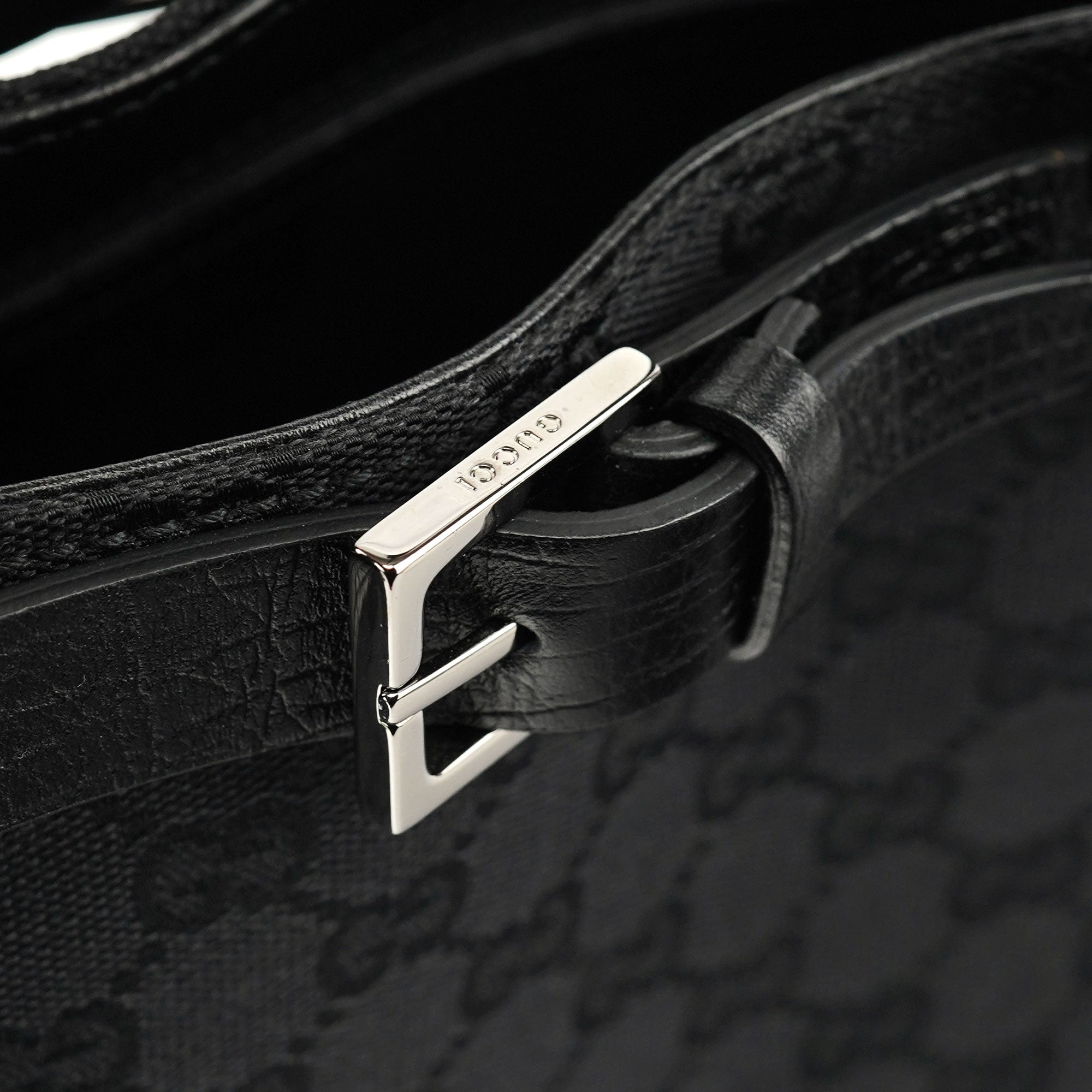 106251 Large Black GG Tote Bag