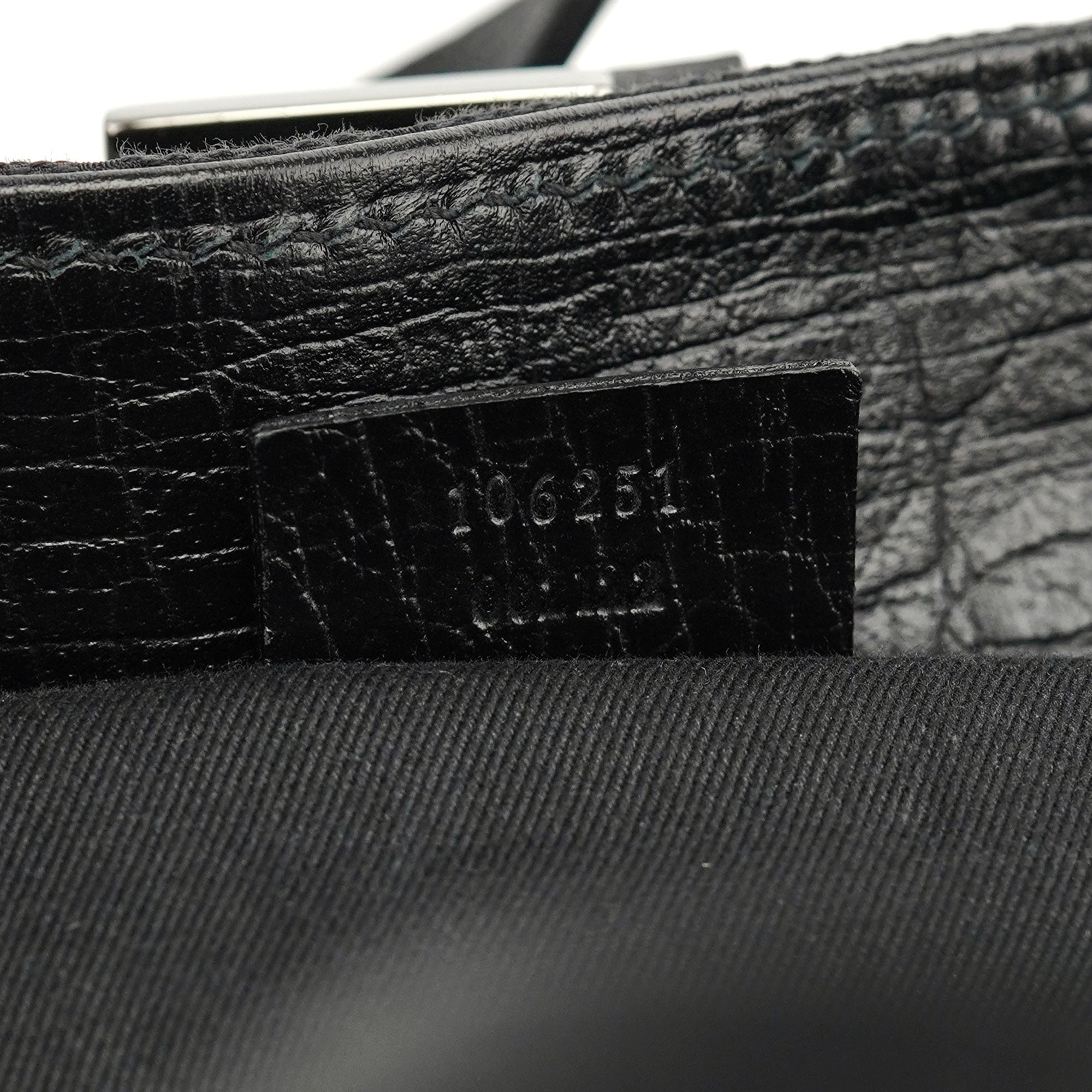 106251 Large Black GG Tote Bag