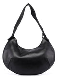 106292 Black Calfskin Hobo Shoulder Bag
