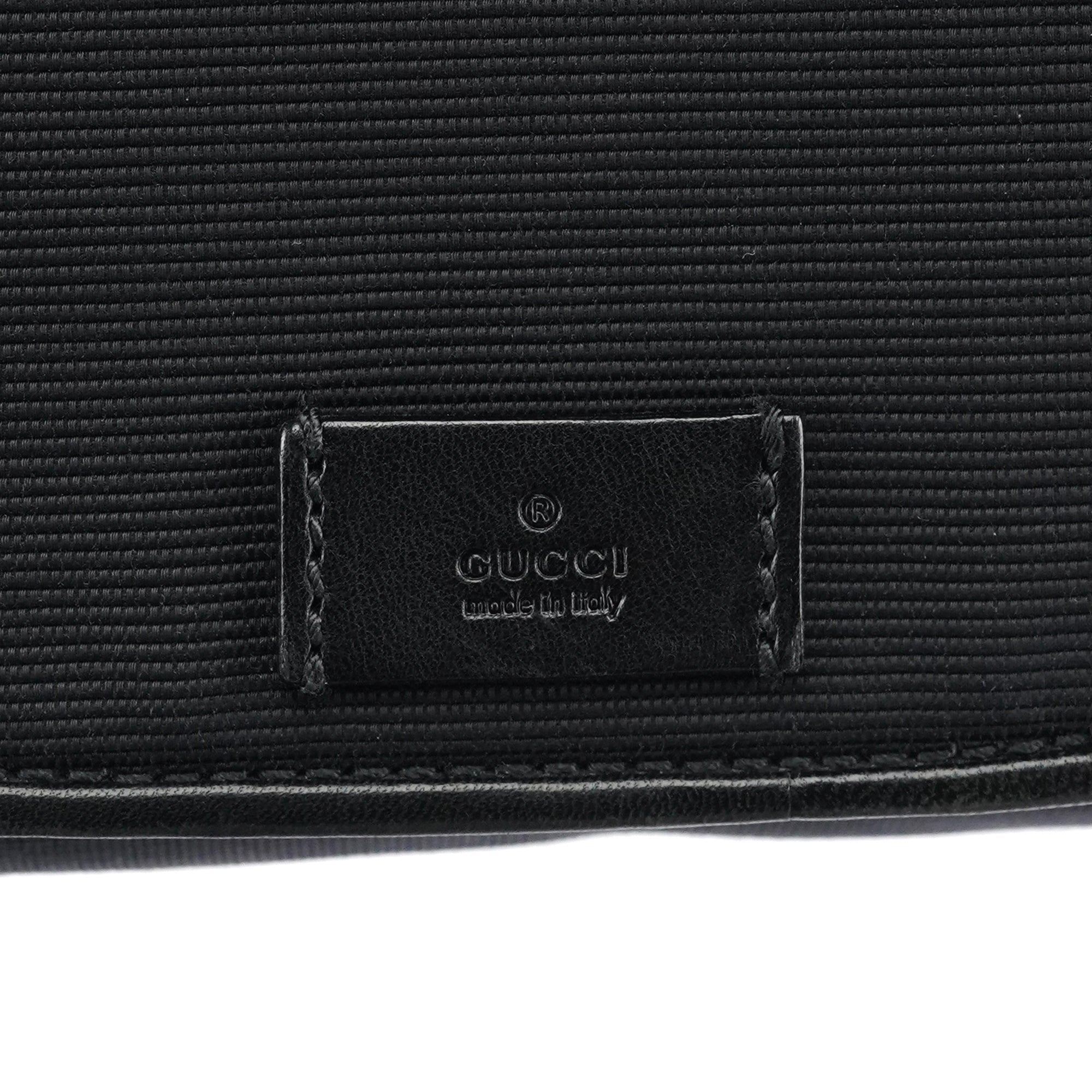 106295 Black Leather Nylon Shoulder Bag