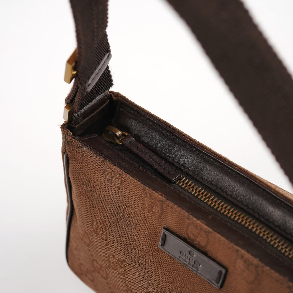 106644 Brown GG Hobo Shoulder Bag
