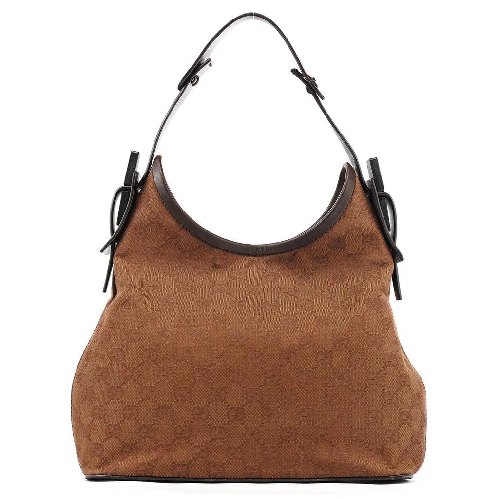 107752 Brown GG Hobo Shoulder Bag