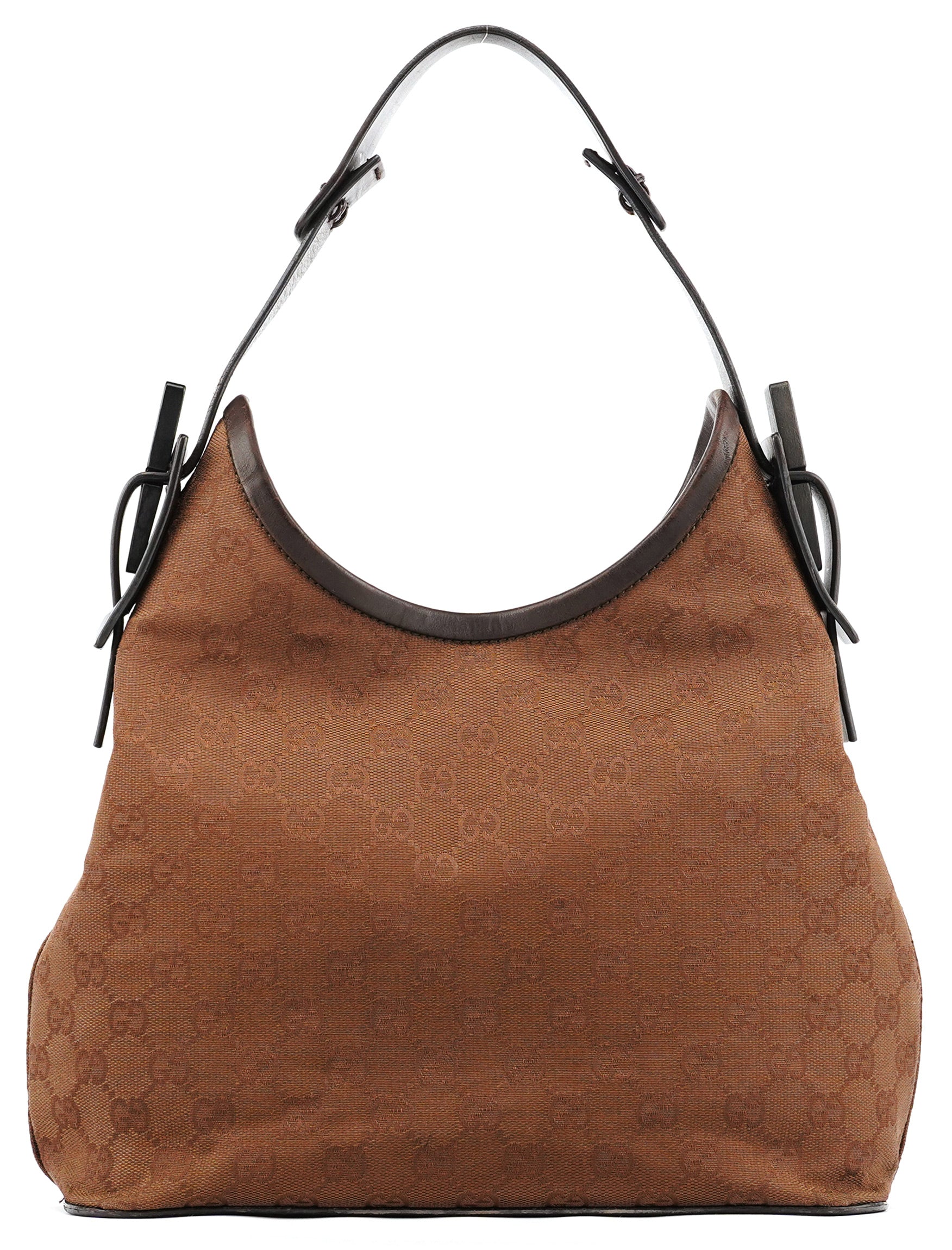 107752 Brown GG Hobo Shoulder Bag