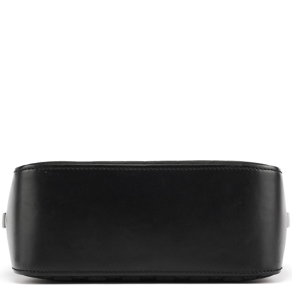 107757 Black GG Leather Tote Bag