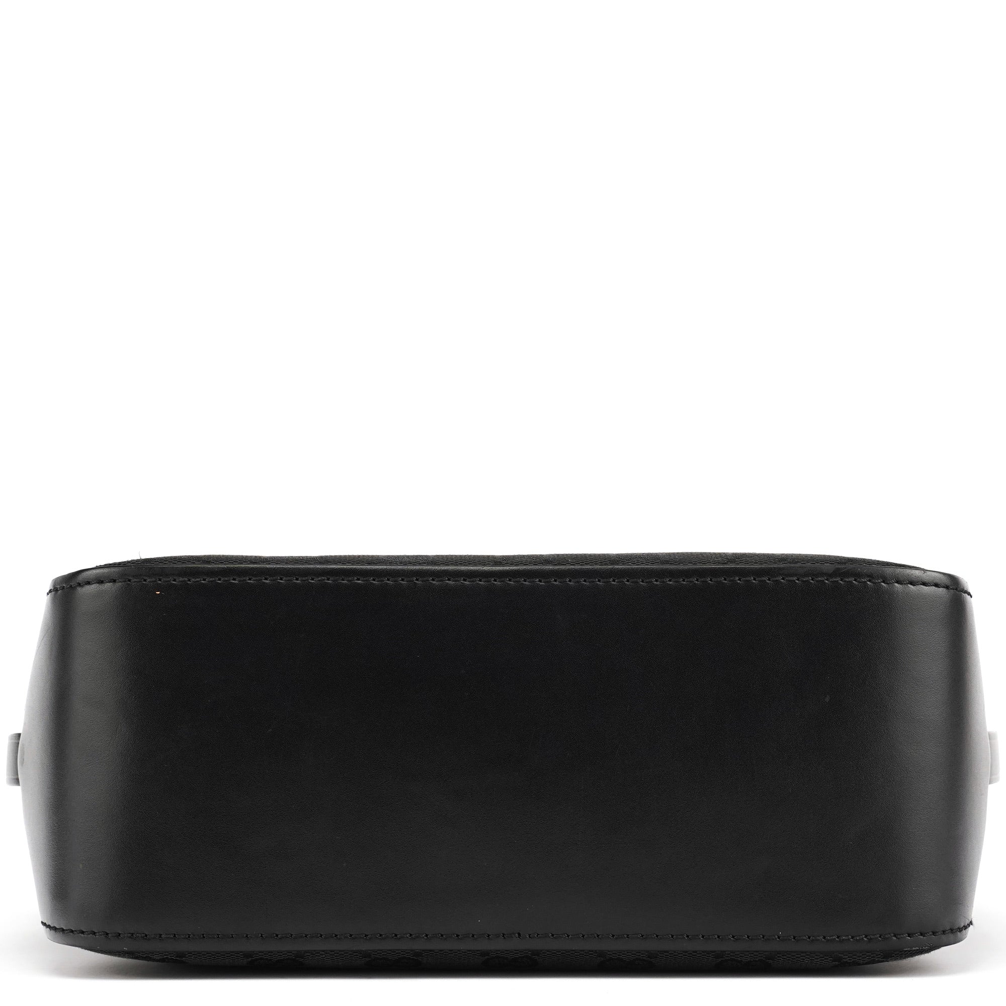 107757 Black GG Leather Tote Bag