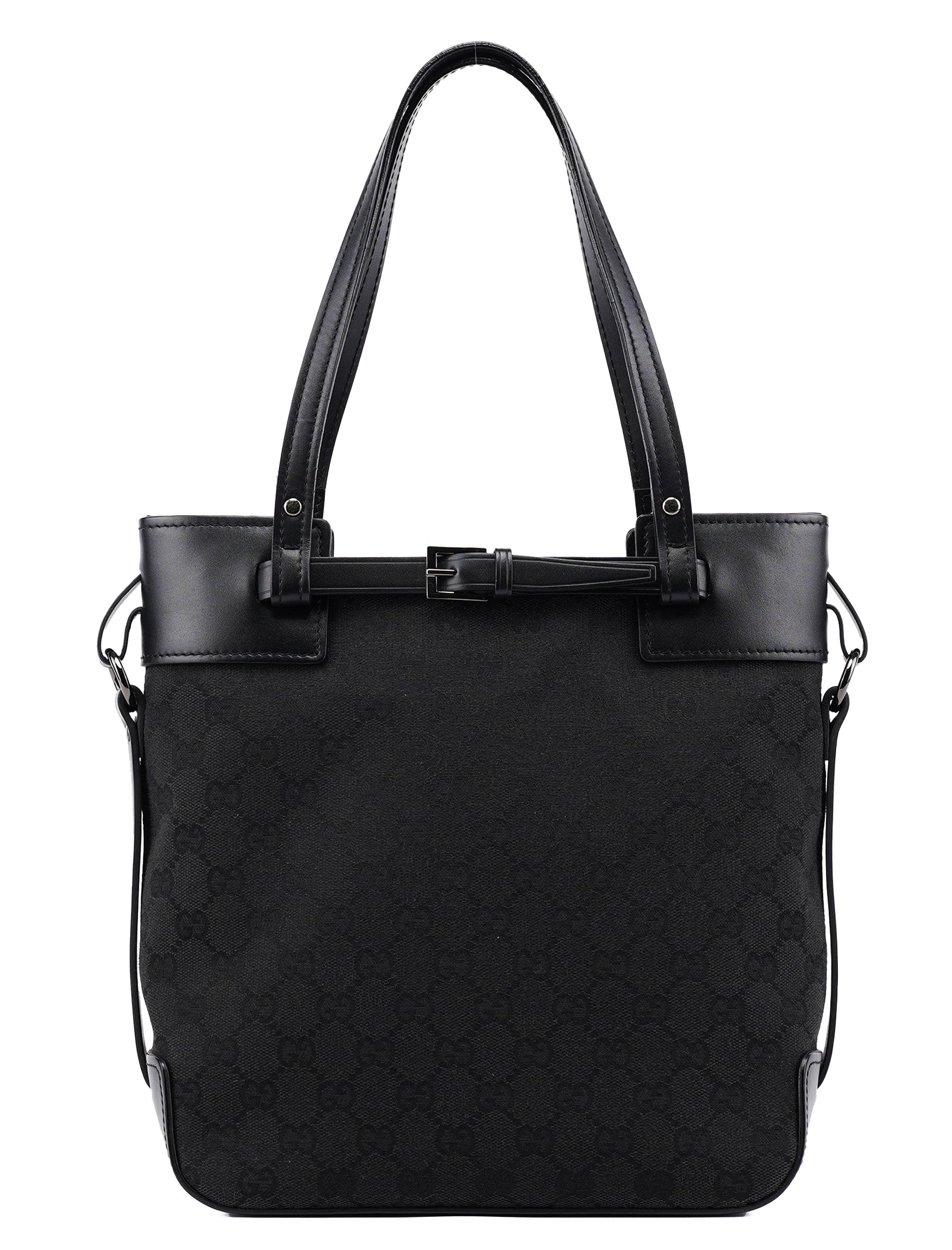 107757 Black GG Tote Bag