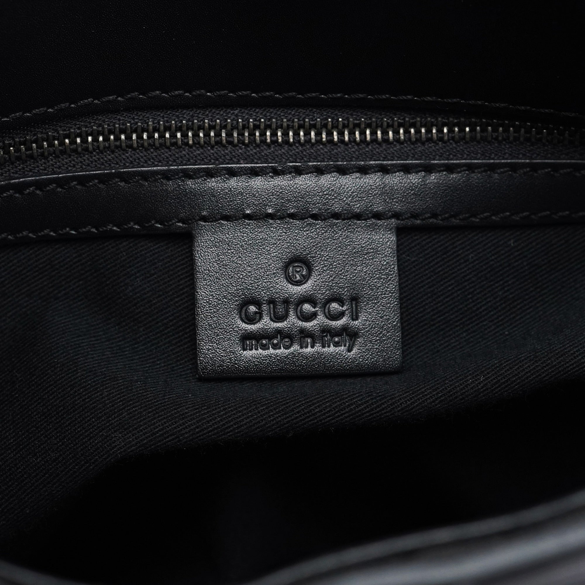 107757 Black GG Tote Bag