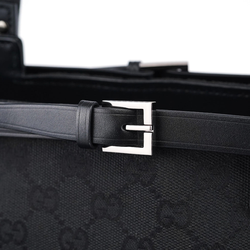 107757 Black GG Tote Bag