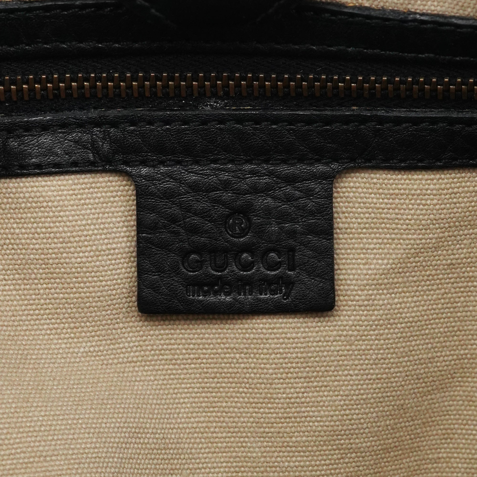 109136 Black Leather Bamboo Top Handle Bag