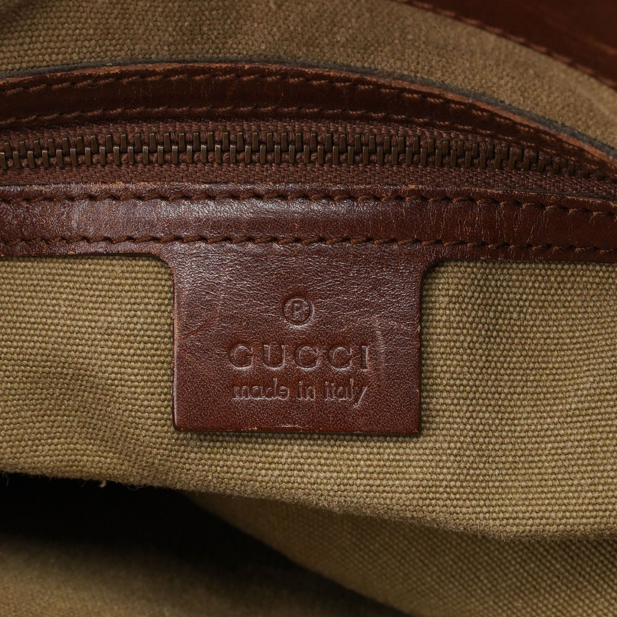 109138 Beige Canvas Bamboo Dual Handle Bag