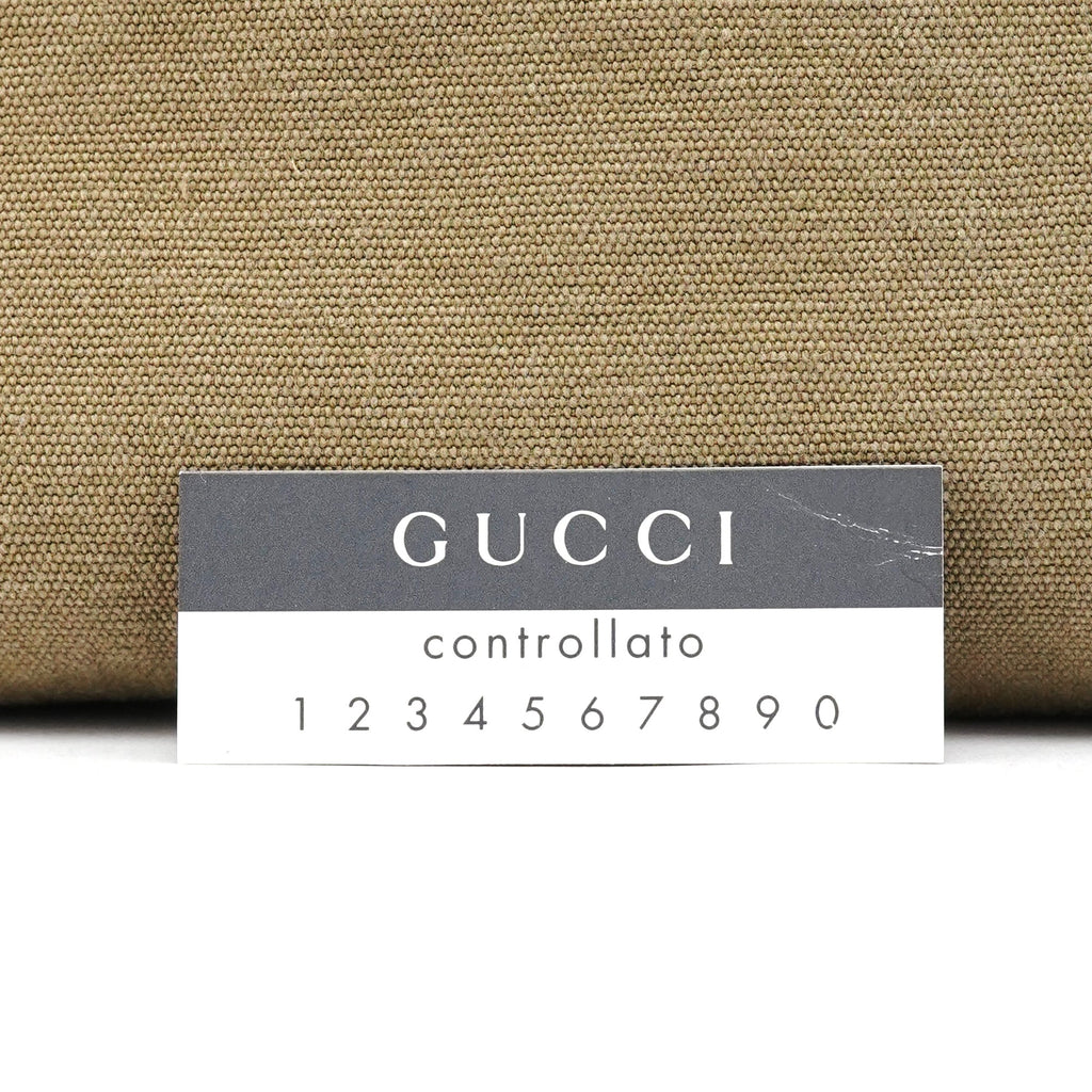 109138 Beige Canvas Bamboo Tote Bag