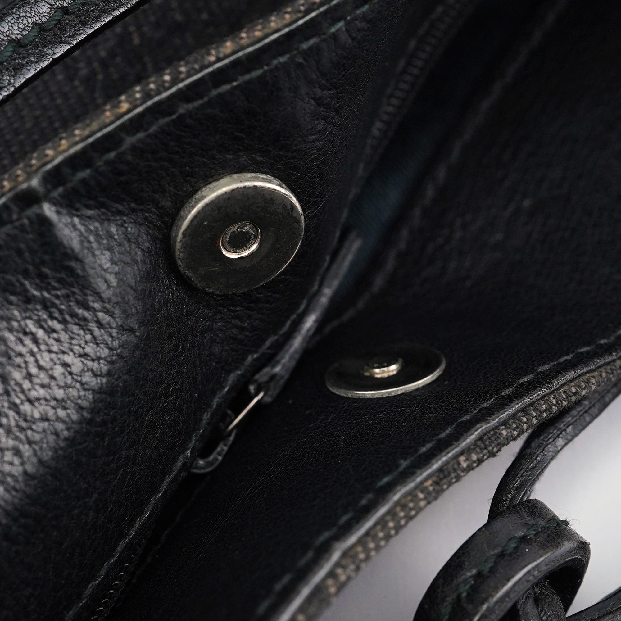 109175 Anthracite GG Horsebit Shoulder Bag