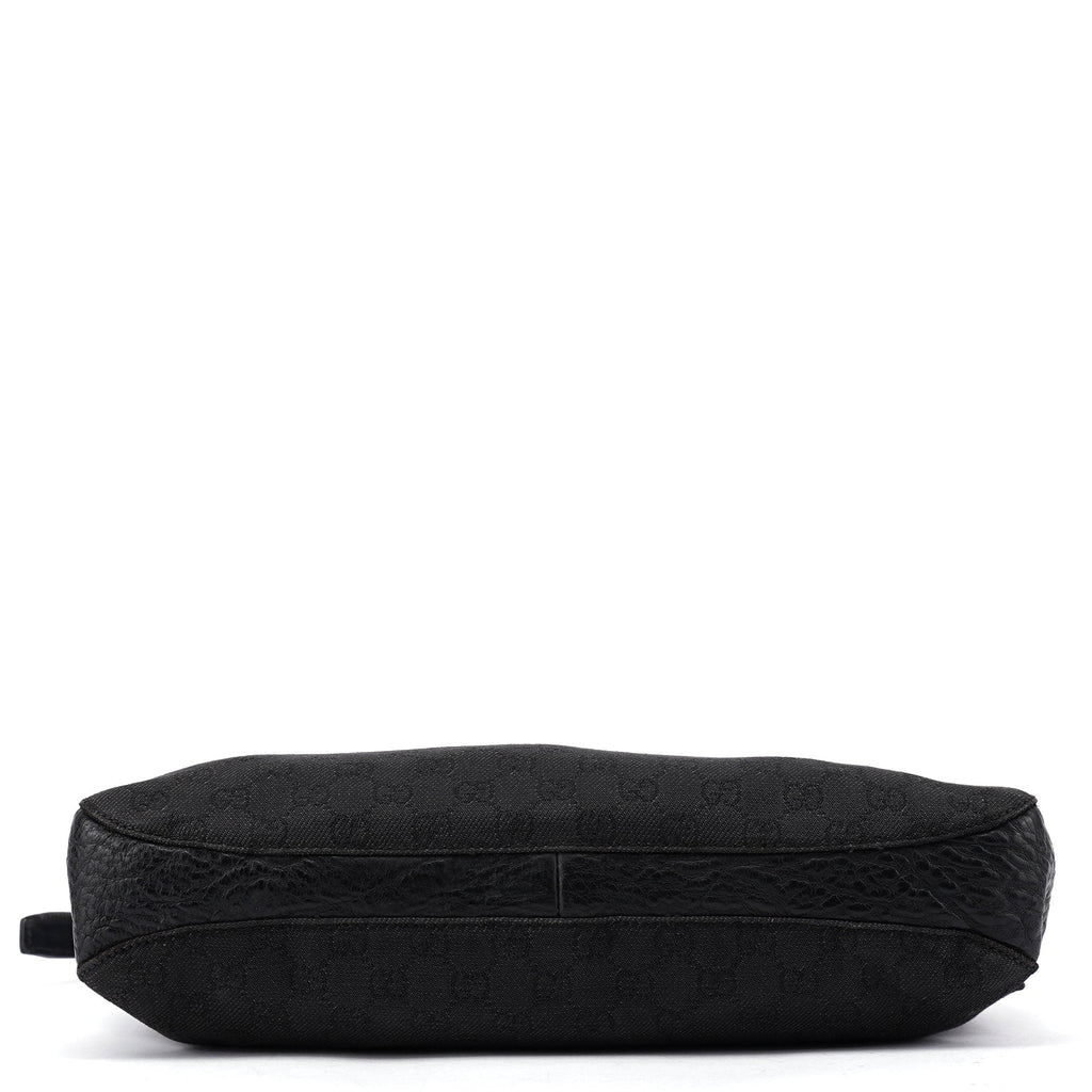 109175 Anthracite GG Horsebit Shoulder Bag