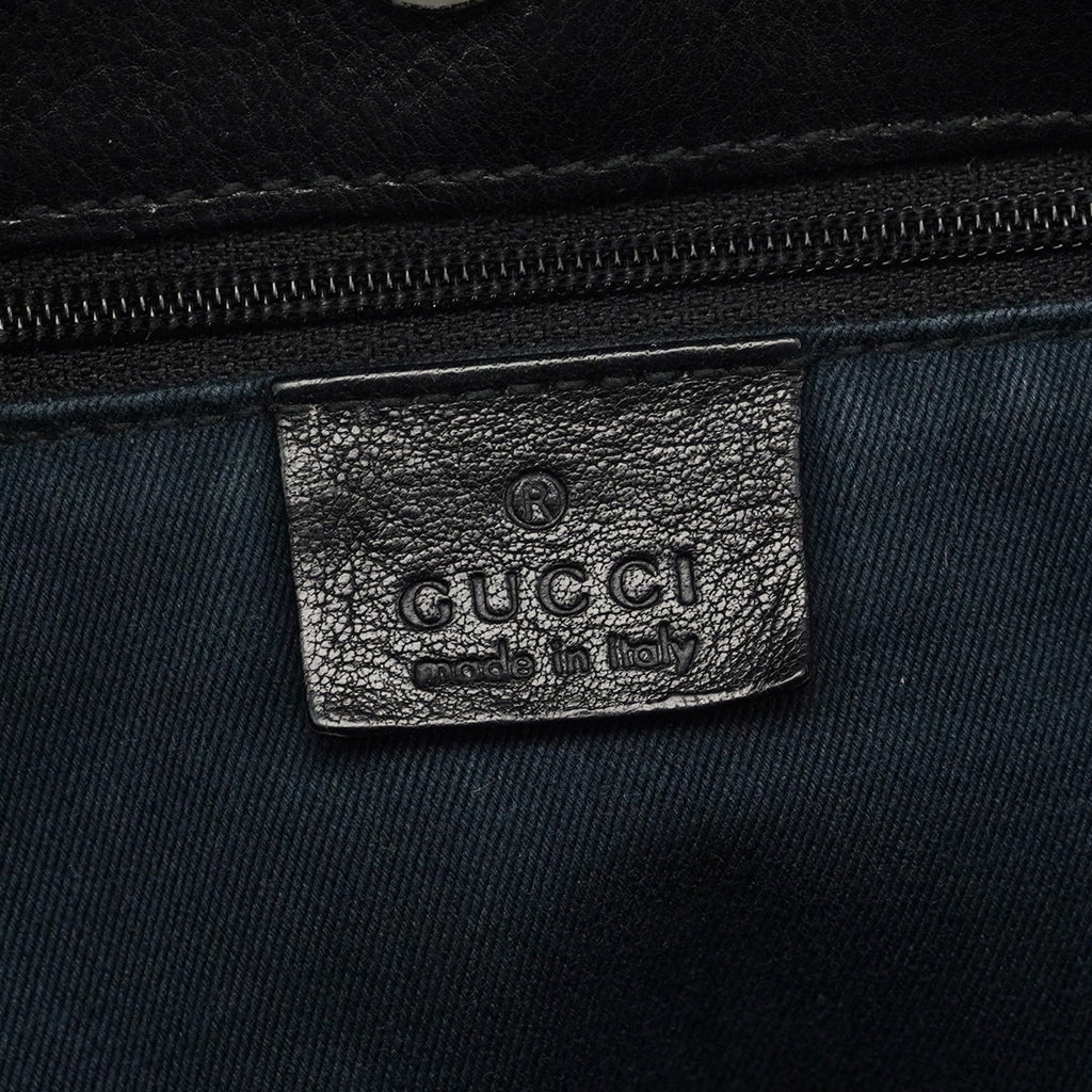 109175 Anthracite GG Horsebit Shoulder Bag