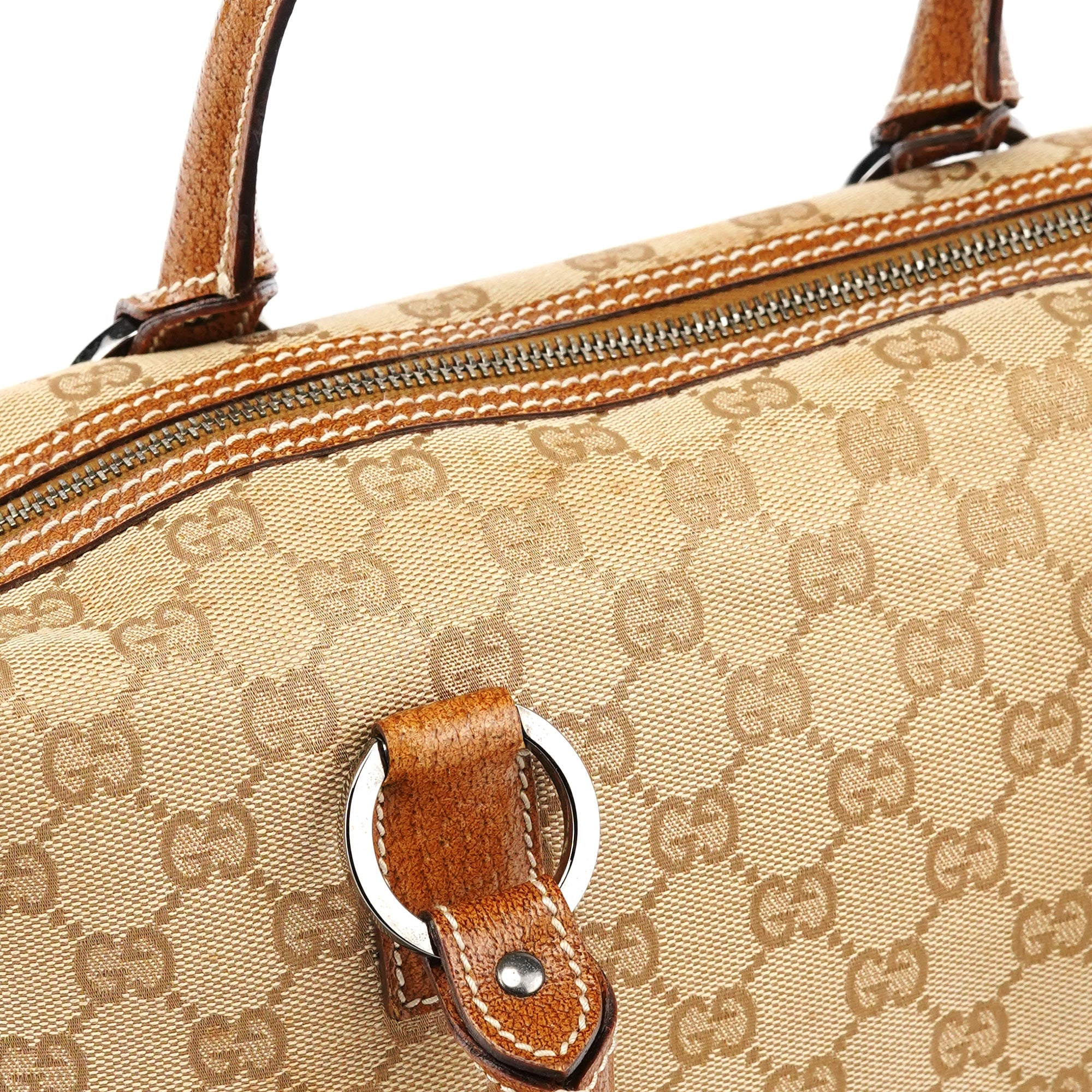 113009 Beige Brown GG Tote Bag