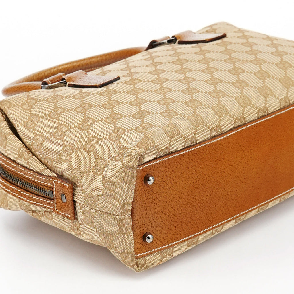 113009 Beige Brown GG Tote Bag
