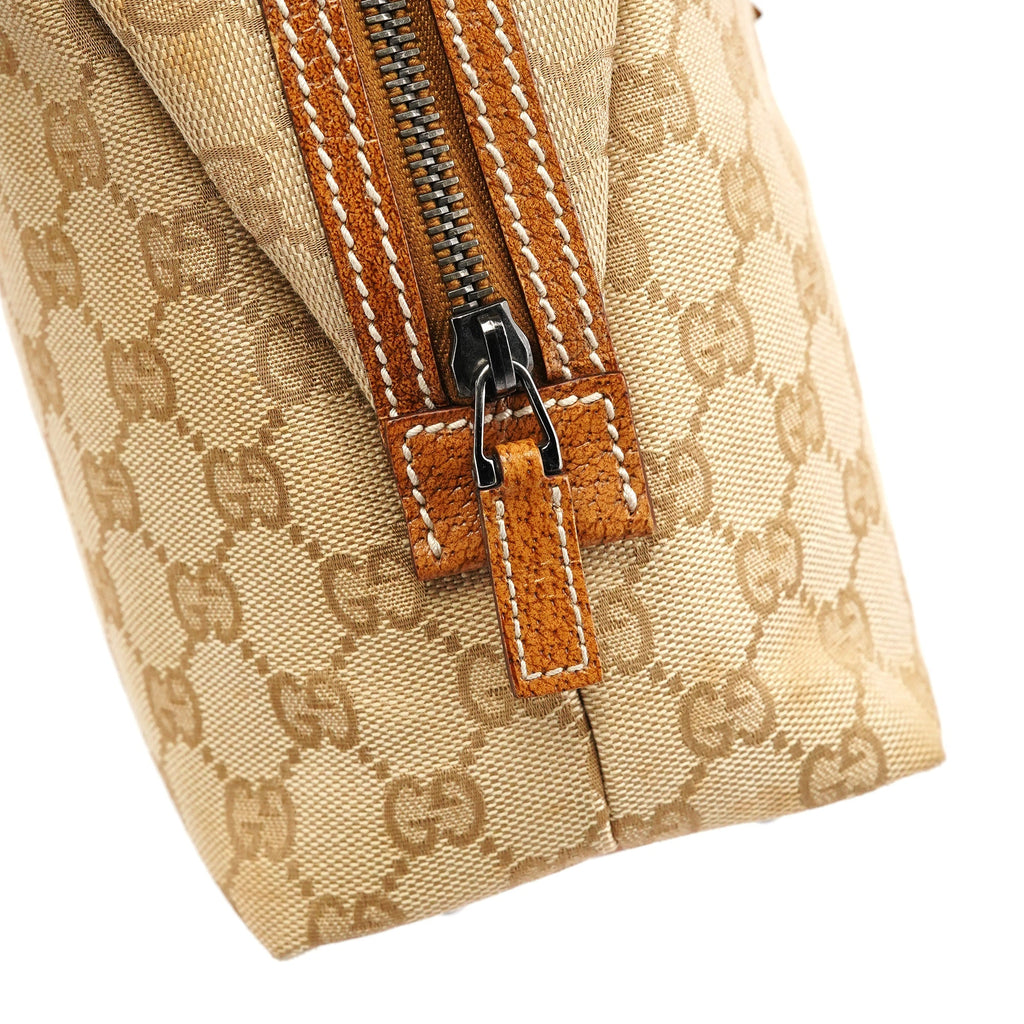 113009 Beige Brown GG Tote Bag