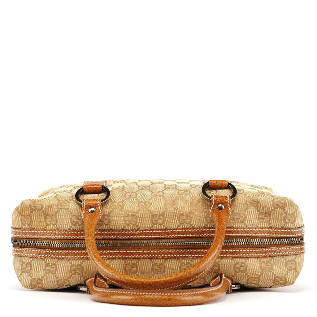 113009 Beige Brown GG Tote Bag