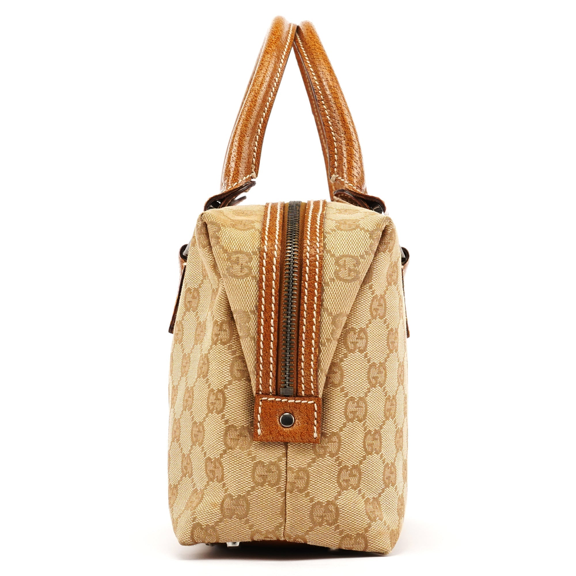 113009 Beige Brown GG Tote Bag