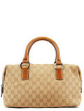 113009 Beige Brown GG Tote Bag