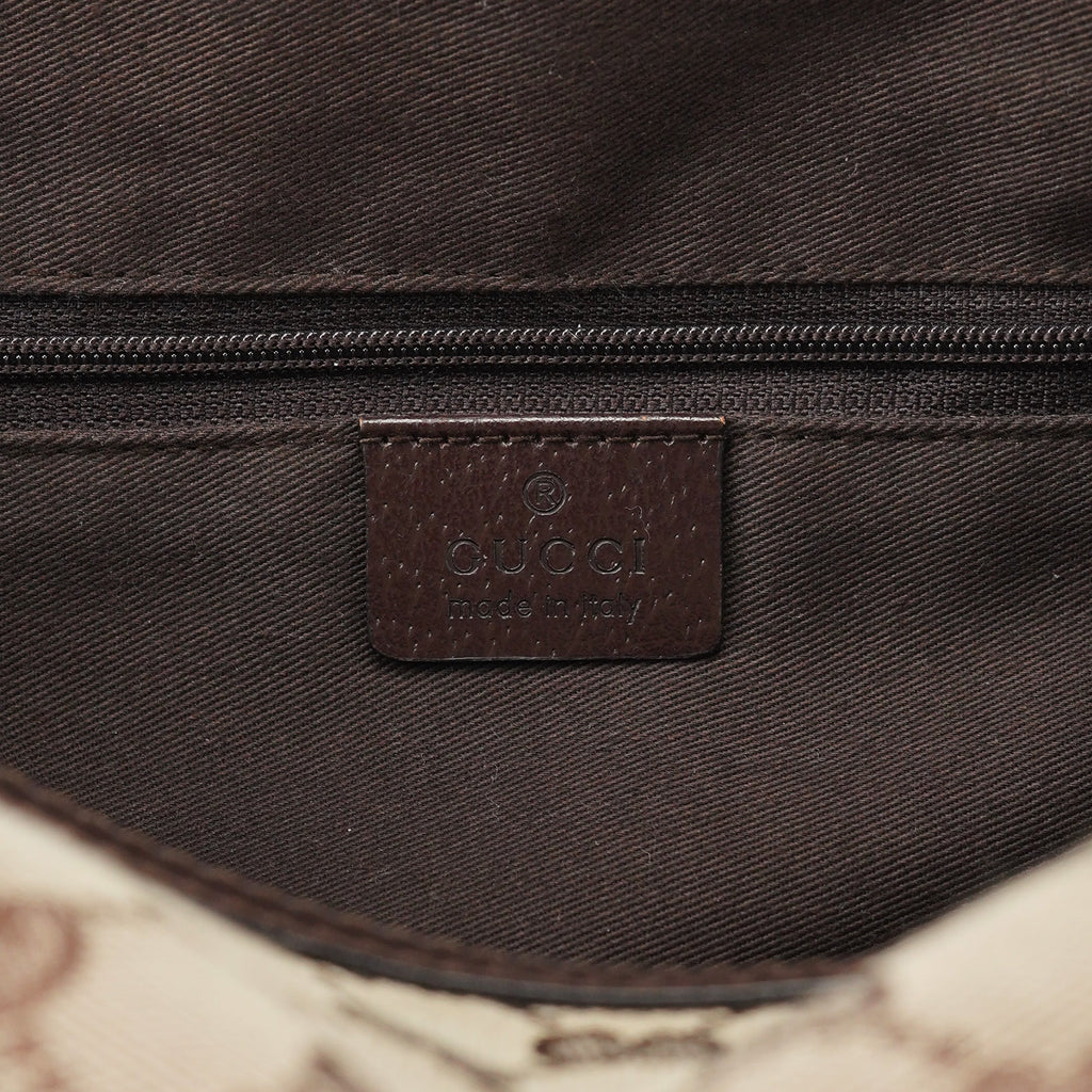 113009 Beige GG Tote Bag