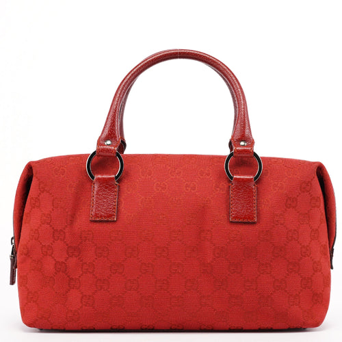 113009 Red GG Tote Bag