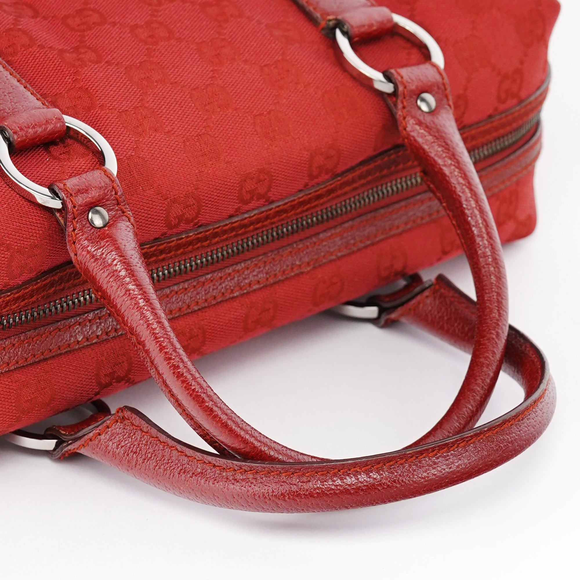 113009 Red GG Tote Bag
