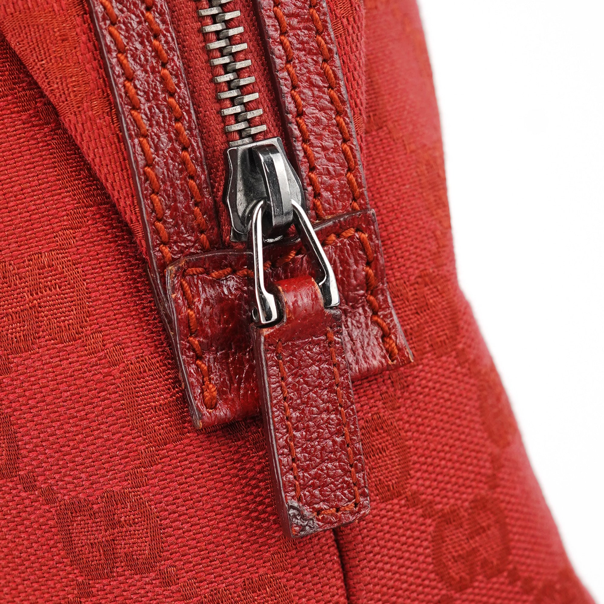 113009 Red GG Tote Bag