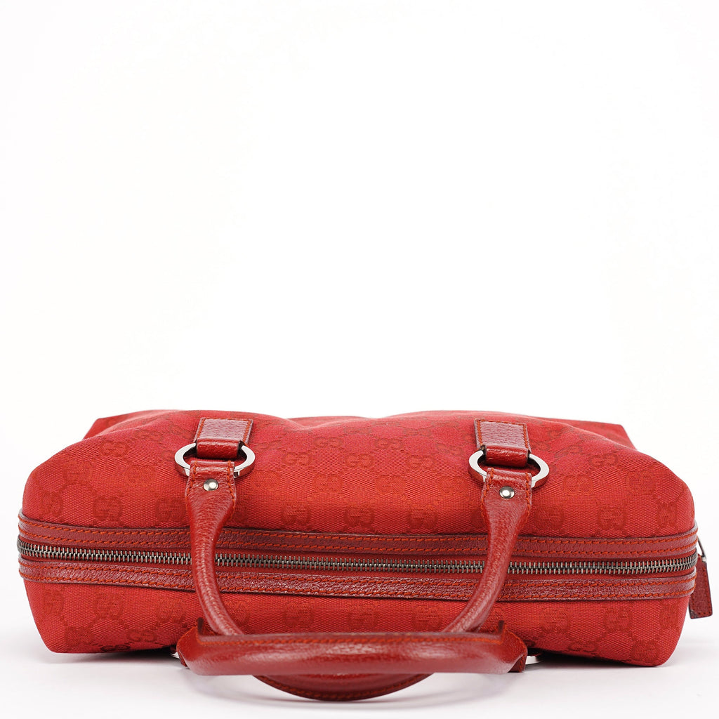 113009 Red GG Tote Bag