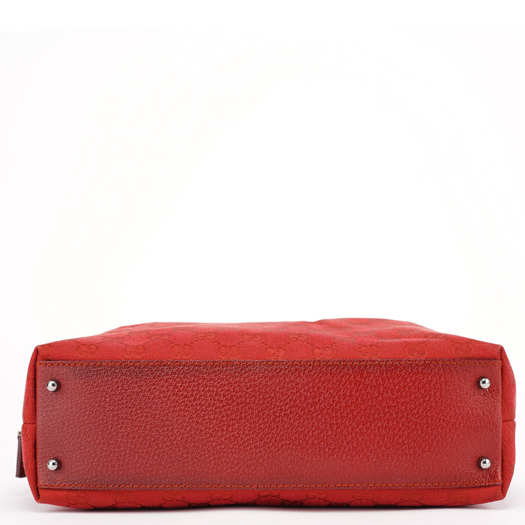 113009 Red GG Tote Bag