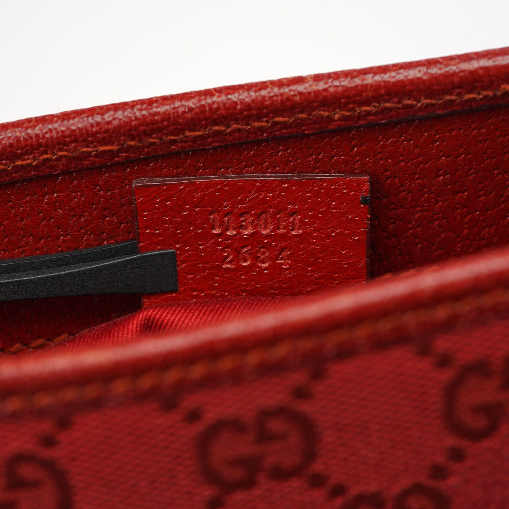 113011 Red GG Tote Bag