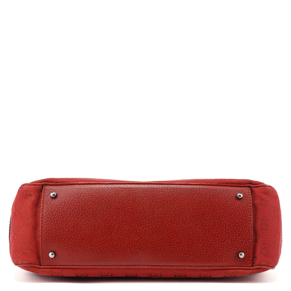 113011 Red GG Tote Bag