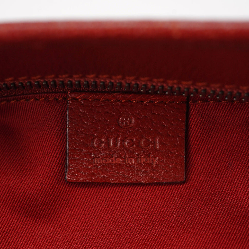 113011 Red GG Tote Bag