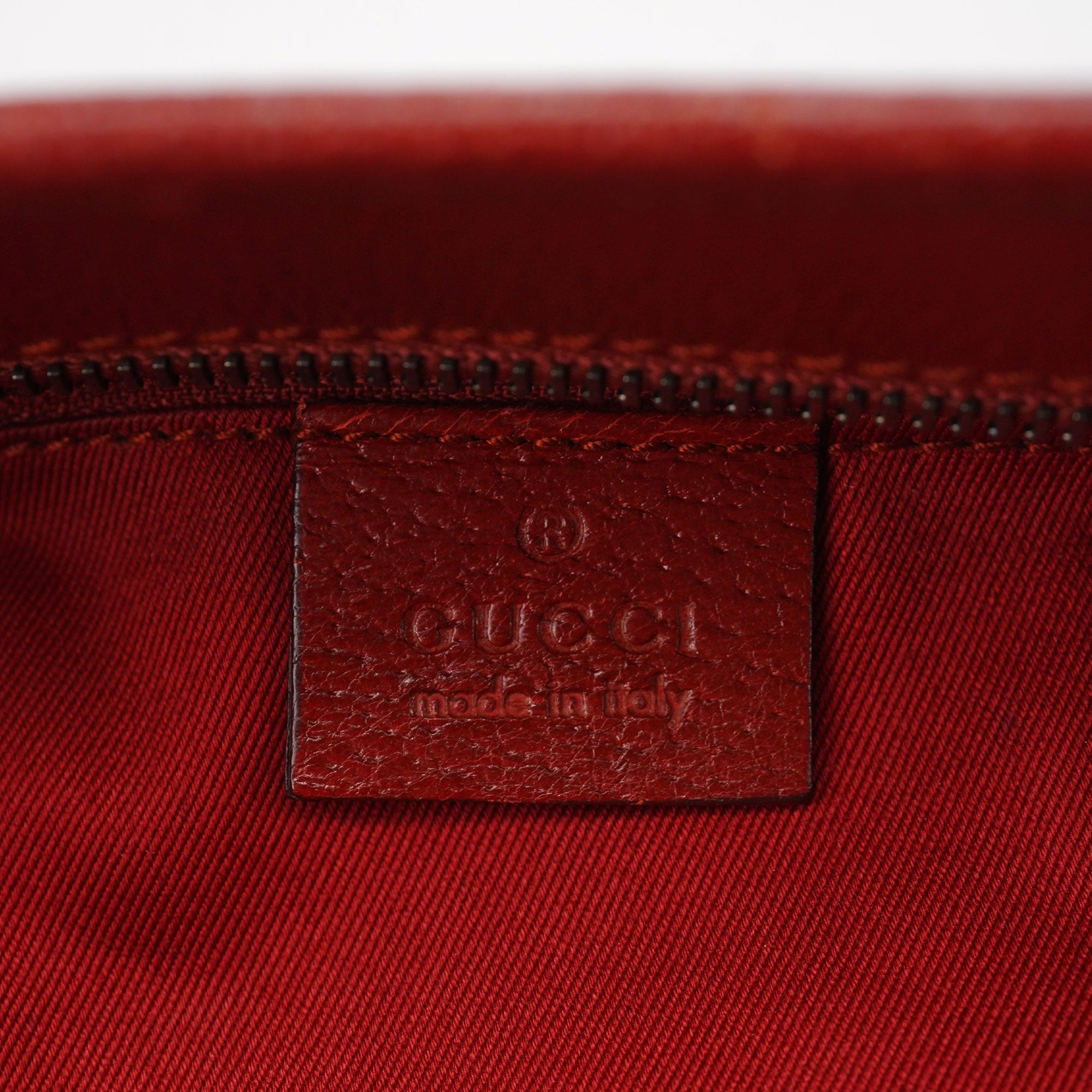 113011 Red GG Tote Bag