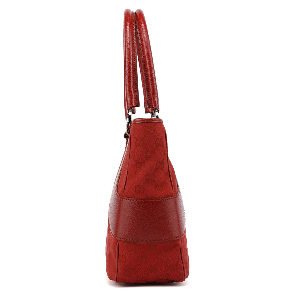 113011 Red GG Tote Bag