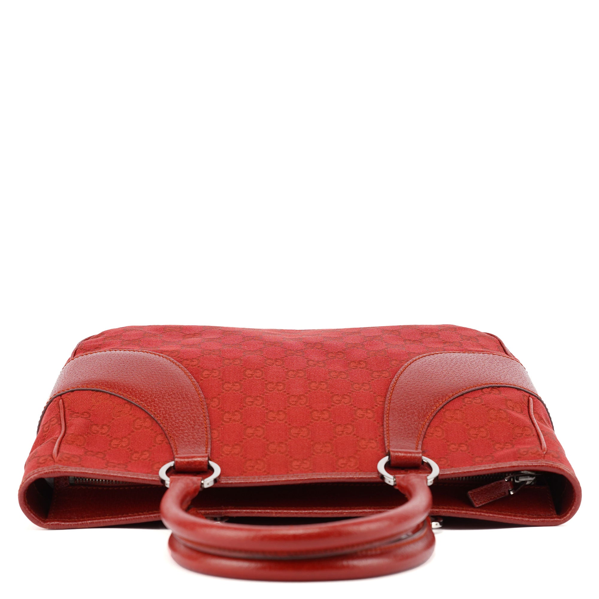 113011 Red GG Tote Bag