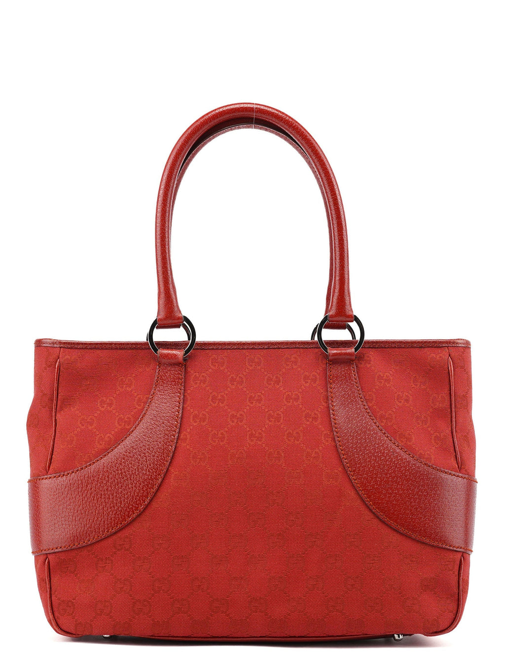113011 Red GG Tote Bag