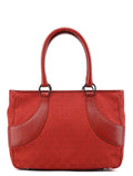 113011 Red GG Tote Bag