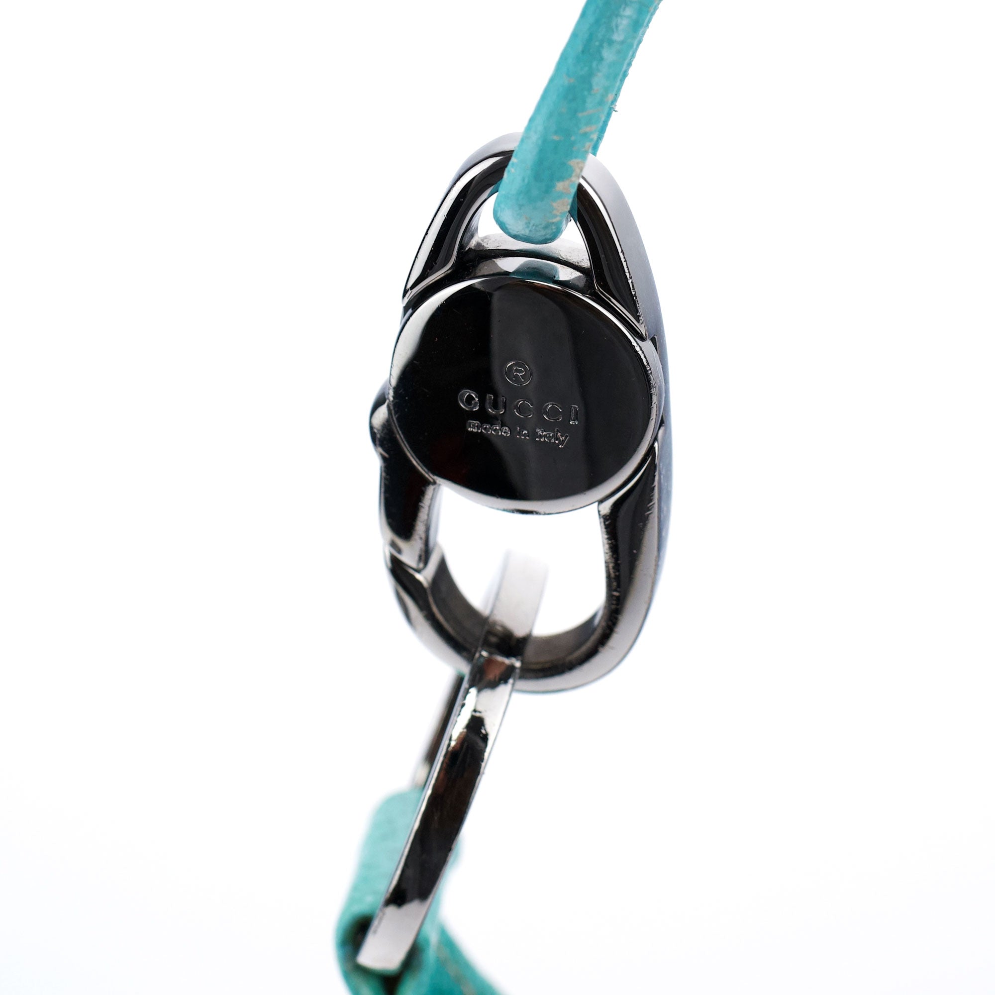 115002 Beige Turquoise GG Shoulder Bag