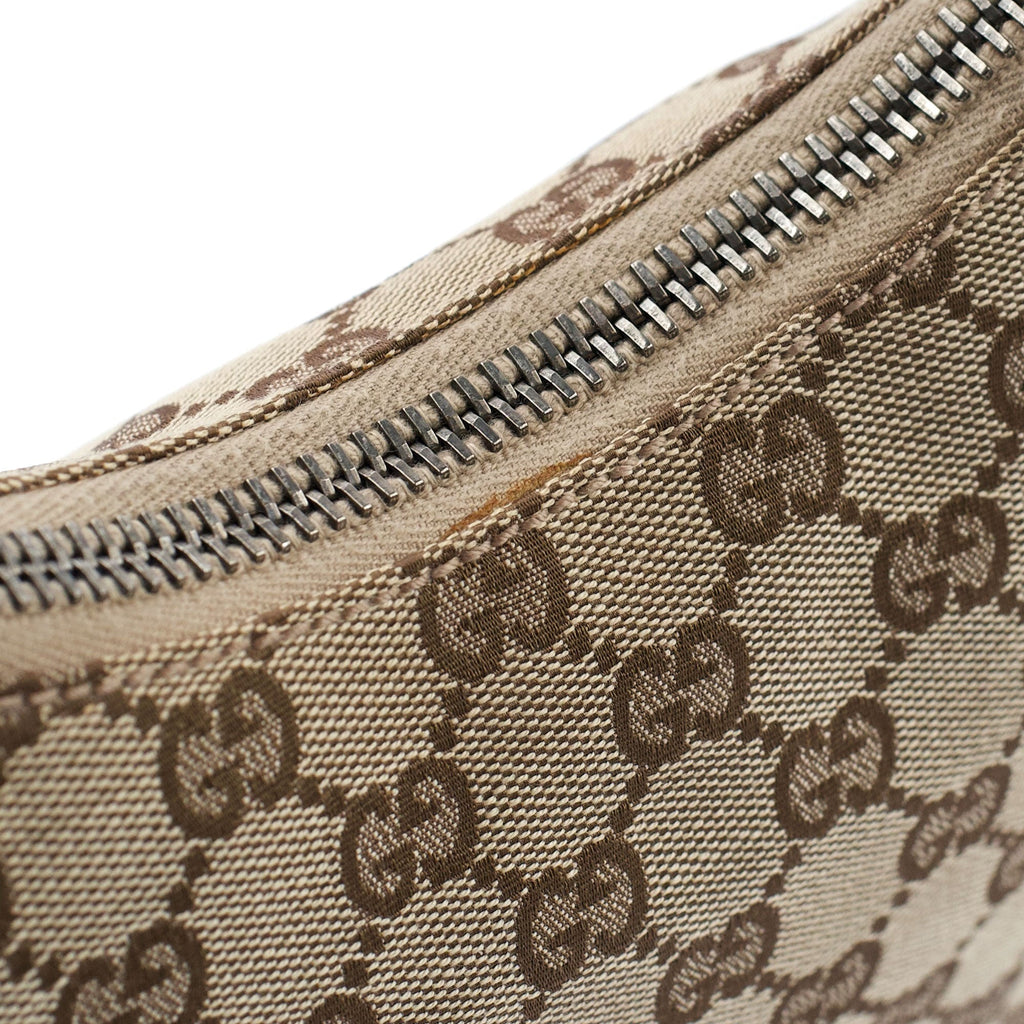 115002 Beige Turquoise GG Shoulder Bag