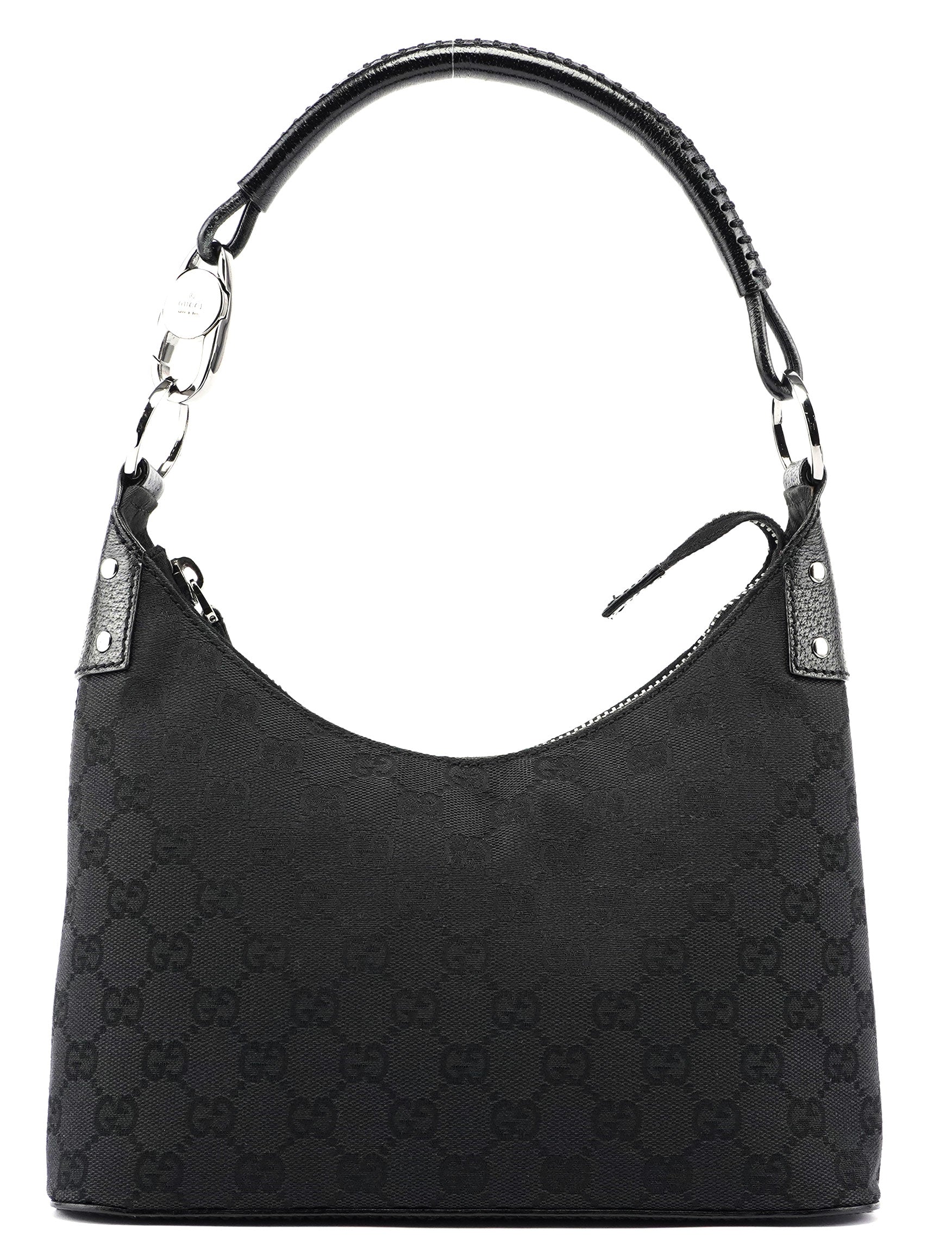 115002 Black GG Shoulder Bag