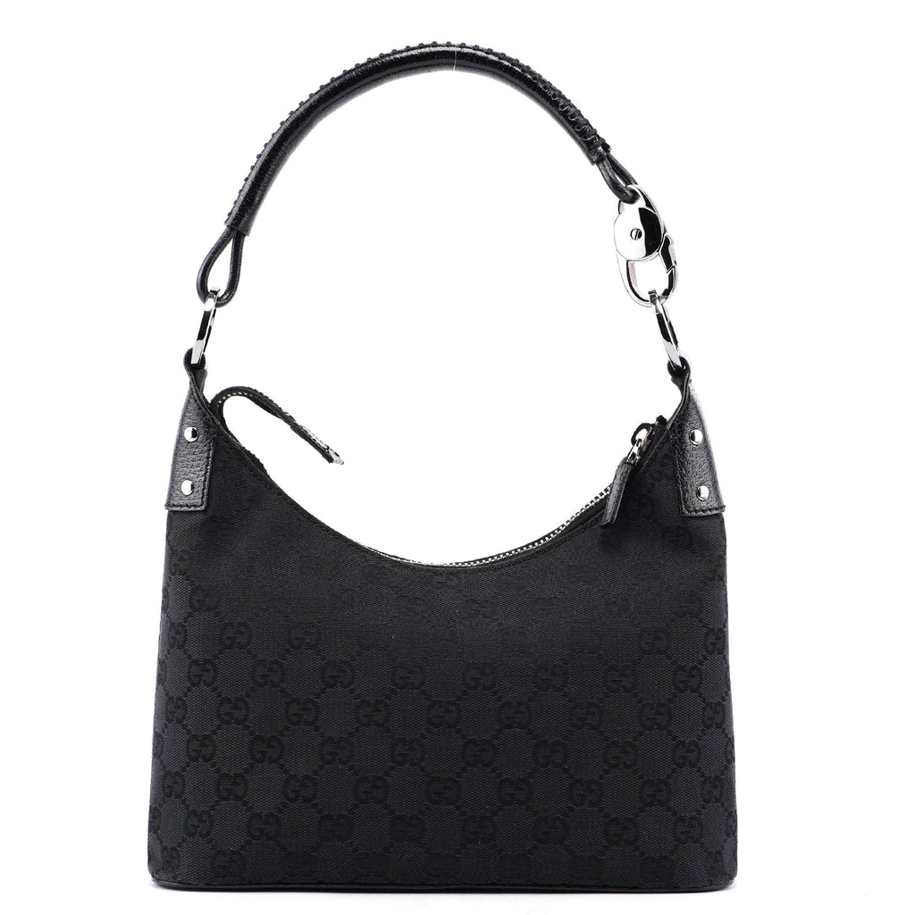 115002 Black GG Shoulder Bag