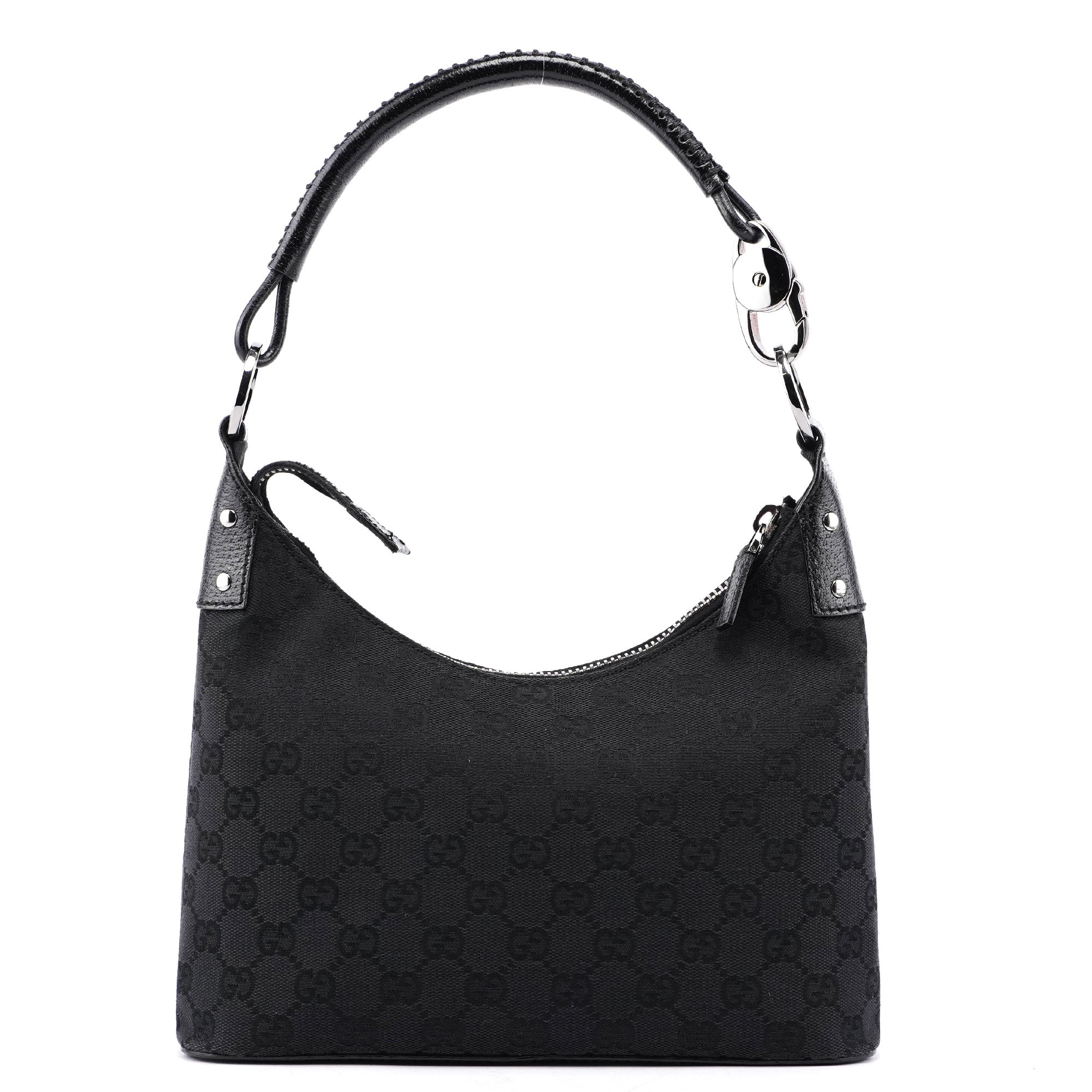115002 Black GG Shoulder Bag