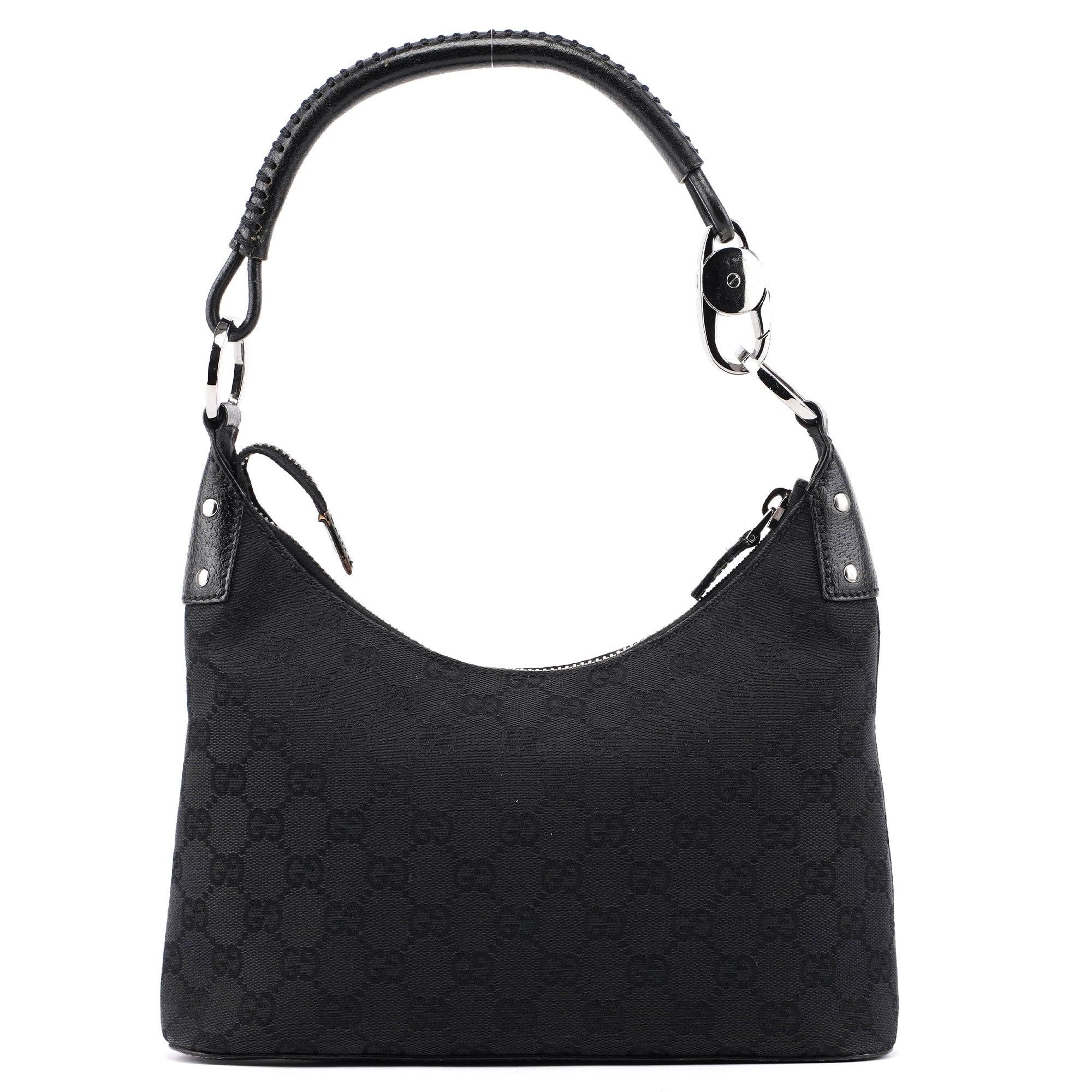 115002 Black GG Shoulder Bag