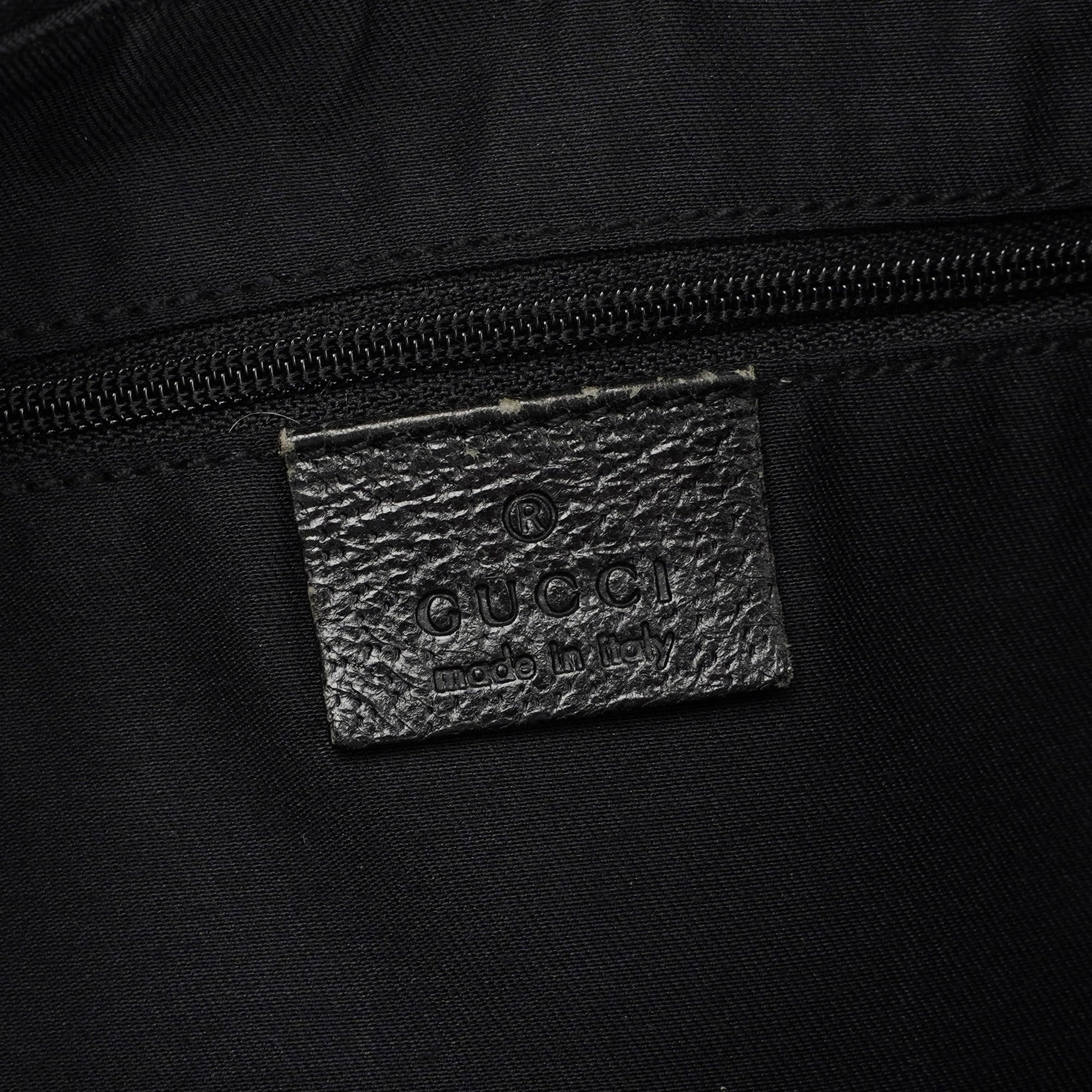 115002 Black GG Shoulder Bag