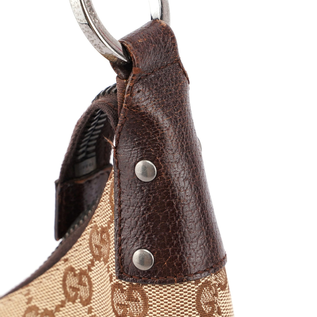 115003 Beige Brown GG Shoulder Bag