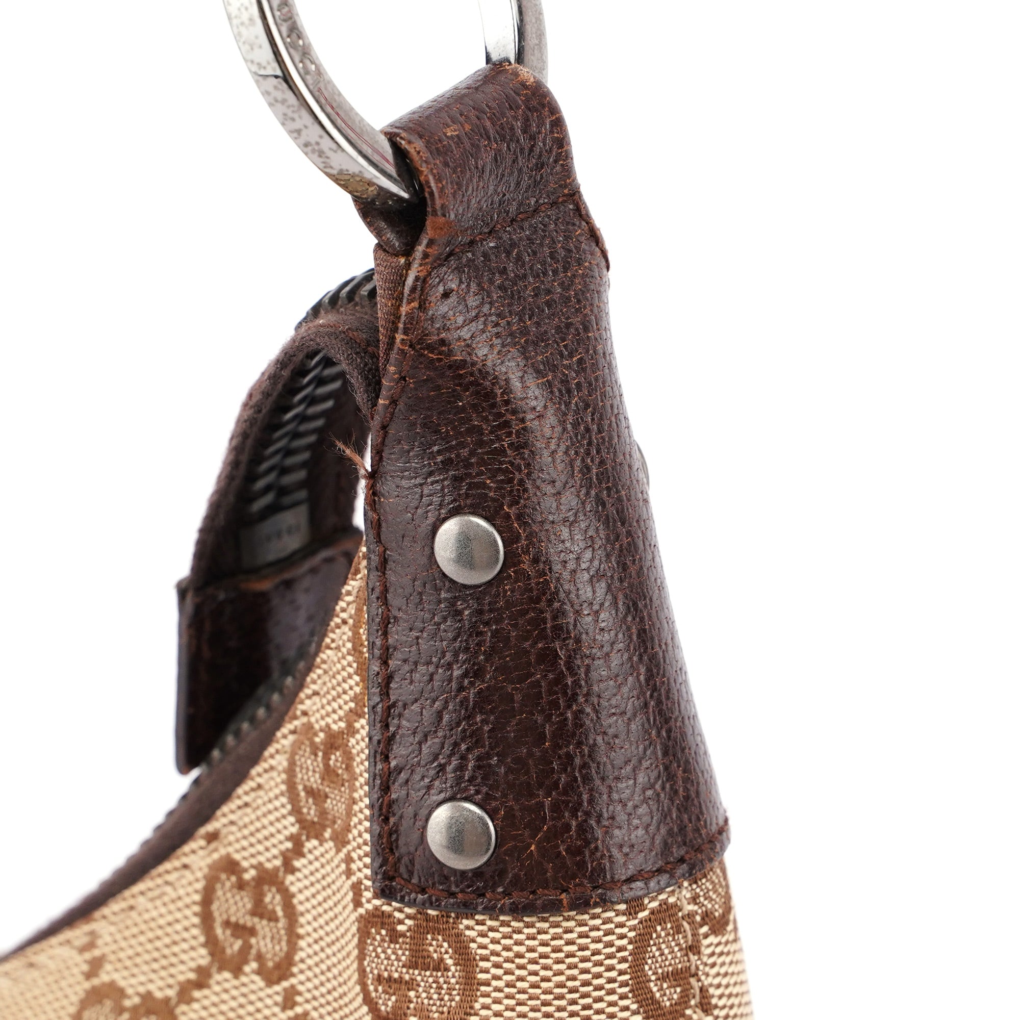 115003 Beige Brown GG Shoulder Bag