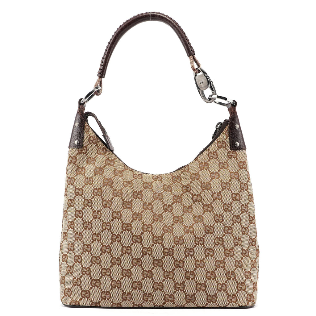 115003 Beige Brown GG Shoulder Bag