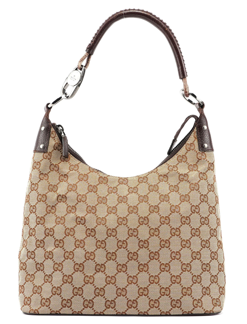 115003 Beige Brown GG Shoulder Bag